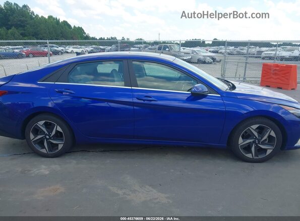 KMHLP4AG8PU478970 2023 HYUNDAI ELANTRA Blue Սալոնի հետևի տեսք
