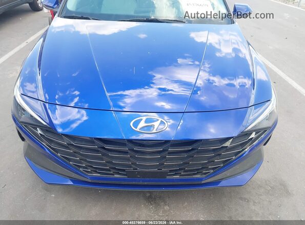 KMHLP4AG8PU478970 2023 HYUNDAI ELANTRA Blue Սարքավորումների վահանակի տեսք
