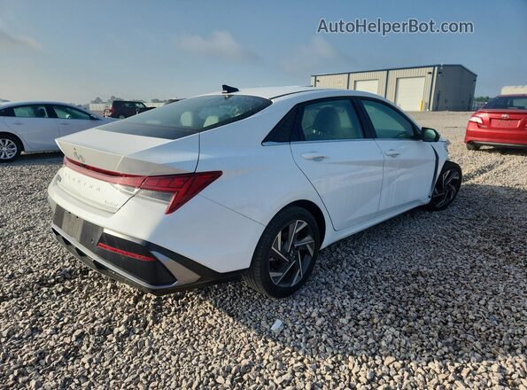 KMHLP4DG0RU673847 2024 HYUNDAI ELANTRA White უკანა მარჯვენა