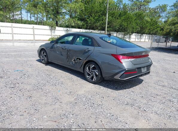KMHLP4DG2SU005702 2025 HYUNDAI ELANTRA Gray Հետևի ձախ