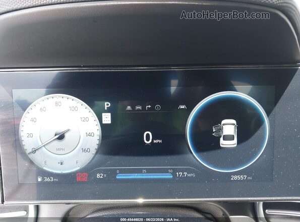 KMHLP4DG2SU005702 2025 HYUNDAI ELANTRA Gray Հետևի նստատեղերի տեսք