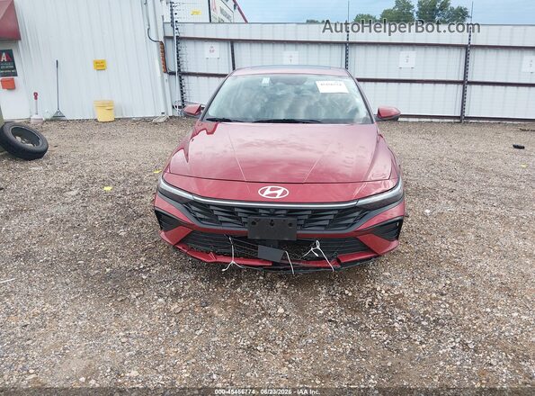 KMHLP4DG3RU776101 2024 HYUNDAI ELANTRA Red Instrument cluster view