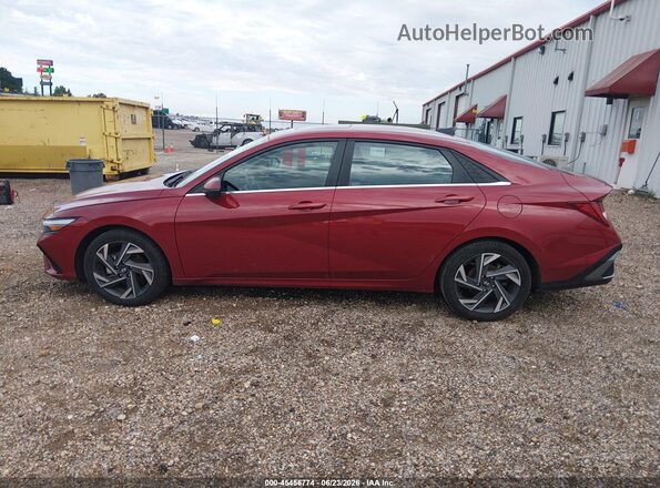 KMHLP4DG3RU776101 2024 HYUNDAI ELANTRA Red 360 interior view
