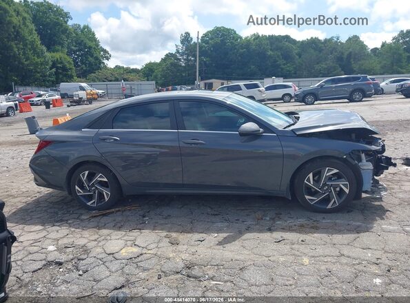 KMHLP4DG3SU865334 2025 HYUNDAI ELANTRA Gray Vista interior trasera