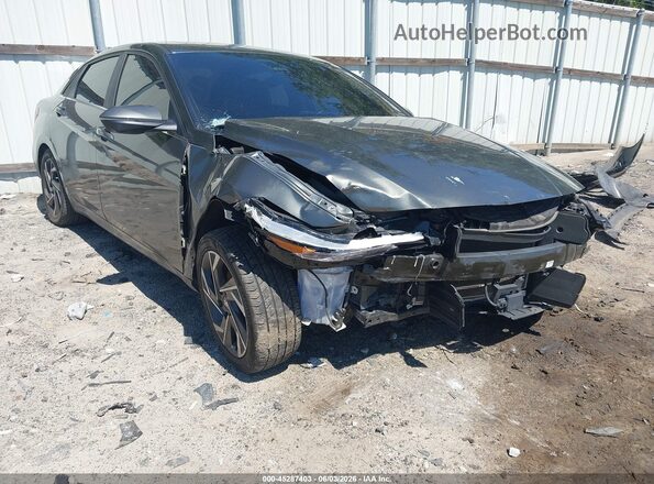 KMHLP4DG5RU650421 2024 HYUNDAI ELANTRA Gray Widok z przodu