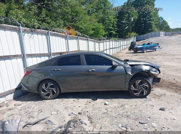 KMHLP4DG5RU650421 2024 HYUNDAI ELANTRA Gray Widok wnętrza z tyłu