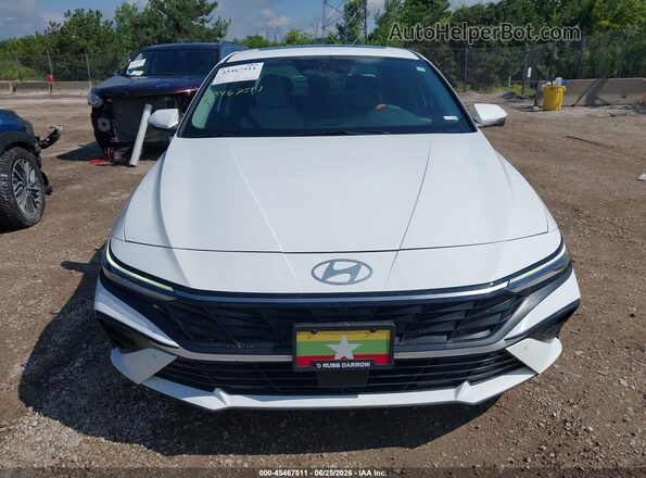 KMHLP4DG8RU679623 2024 HYUNDAI ELANTRA White Սարքավորումների վահանակի տեսք