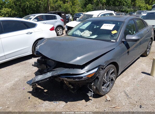 KMHLP4DG9RU740428 2024 HYUNDAI ELANTRA Gray წინა ხედი