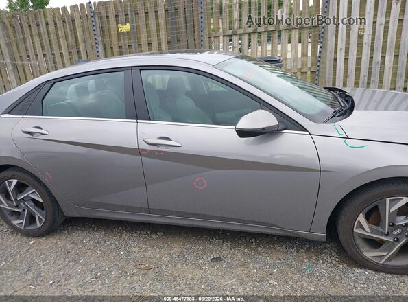 KMHLP4DG9SU908428 2025 HYUNDAI ELANTRA Gray Rear interior view