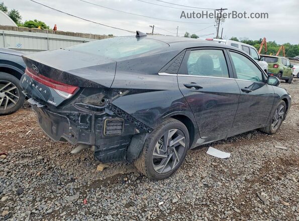 KMHLP4DGXRU801012 2024 HYUNDAI ELANTRA Черный Задняя правая четверть