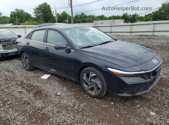 KMHLP4DGXRU801012 2024 HYUNDAI ELANTRA Черный Передняя правая четверть