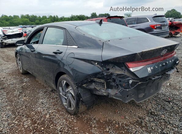 KMHLP4DGXRU801012 2024 HYUNDAI ELANTRA Черный Задняя левая четверть