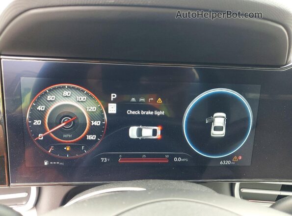 KMHLP4DGXRU801012 2024 HYUNDAI ELANTRA Черный Вид щитка приборов