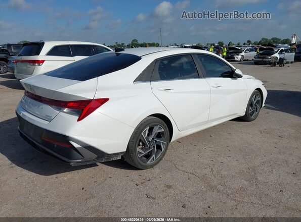 KMHLP4DGXRU818604 2024 HYUNDAI ELANTRA Белый Задняя правая четверть