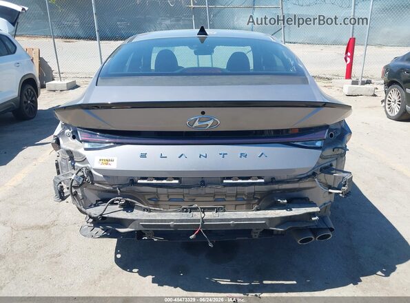 KMHLR4AF0MU172634 2021 HYUNDAI ELANTRA Gray Դիմացի տեսք