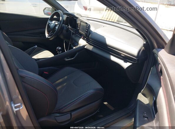KMHLR4AF0MU172634 2021 HYUNDAI ELANTRA Gray Սալոնի դիմացի տեսք