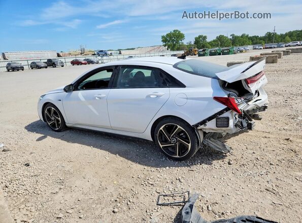 KMHLR4AF0PU587182 2023 HYUNDAI ELANTRA White Задня ліва чверть