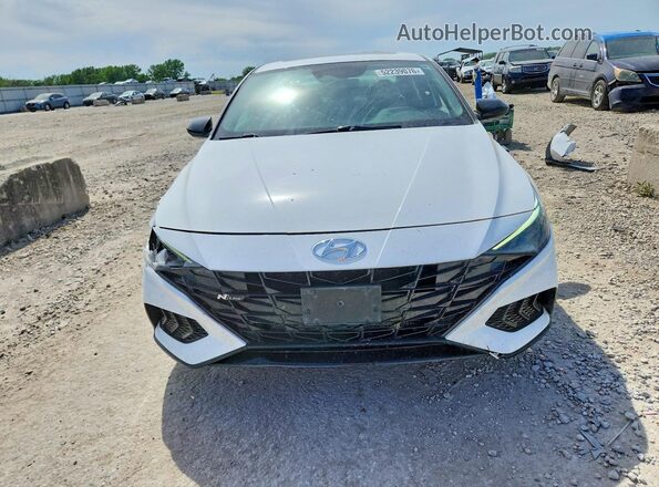 KMHLR4AF0PU587182 2023 HYUNDAI ELANTRA White Вид спереду