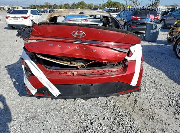 KMHLR4AF1PU428686 2023 HYUNDAI ELANTRA Red Vista trasera