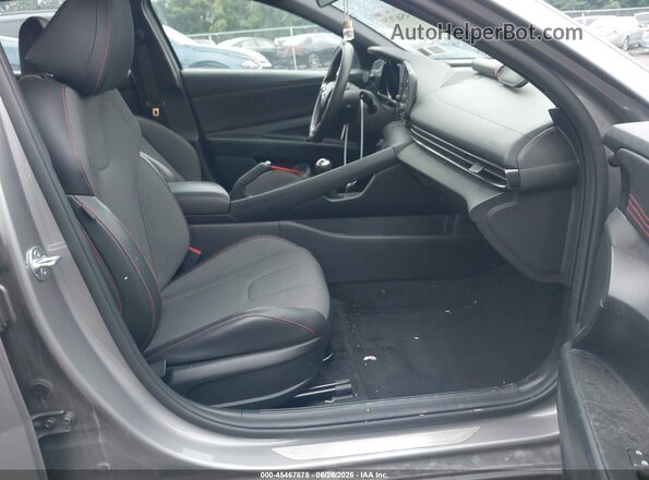 KMHLR4AF3MU173521 2021 HYUNDAI ELANTRA Gray წინა სალონის ხედი