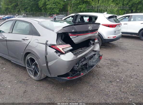 KMHLR4AF3MU173521 2021 HYUNDAI ELANTRA Gray წინა ხედი