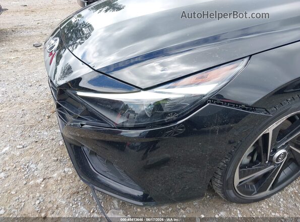 KMHLR4AF3NU328571 2022 HYUNDAI ELANTRA Black Widok z przodu