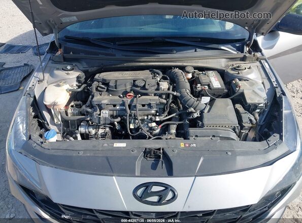 KMHLR4AF4NU313352 2022 HYUNDAI ELANTRA Gray Widok z tyłu