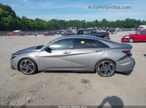 KMHLR4AF4NU313352 2022 HYUNDAI ELANTRA Gray 