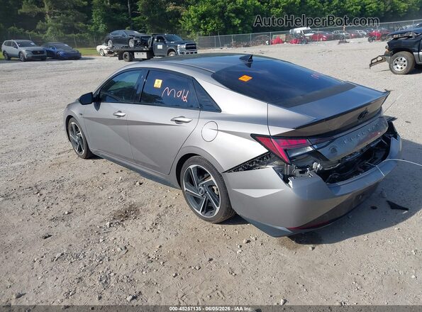 KMHLR4AF4NU313352 2022 HYUNDAI ELANTRA Gray Tył lewy