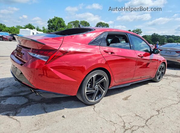 KMHLR4AF4PU497727 2023 HYUNDAI ELANTRA Red 