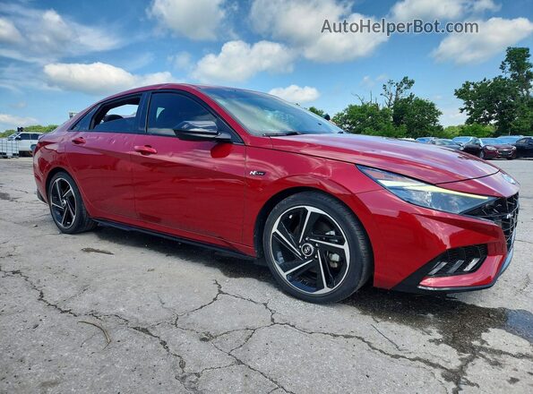KMHLR4AF4PU497727 2023 HYUNDAI ELANTRA Red 