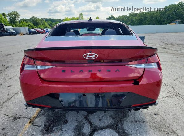 KMHLR4AF4PU497727 2023 HYUNDAI ELANTRA Red 