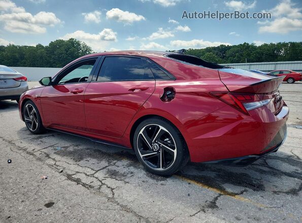 KMHLR4AF4PU497727 2023 HYUNDAI ELANTRA Red 