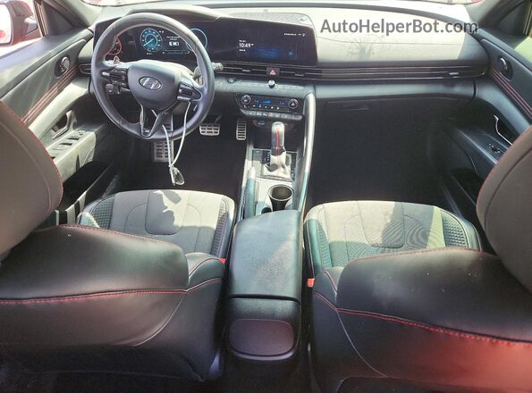 KMHLR4AF4PU497727 2023 HYUNDAI ELANTRA Red 