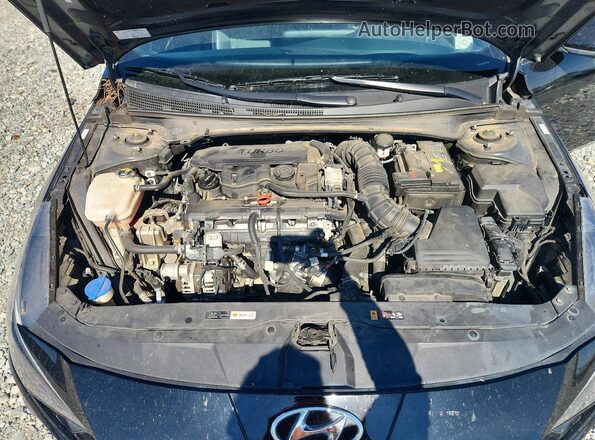 KMHLR4AF4PU517037 2023 HYUNDAI ELANTRA Черный Вид задней части салона