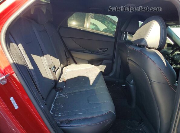 KMHLR4AF6PU407574 2022 HYUNDAI ELANTRA Red Vista de los asientos traseros
