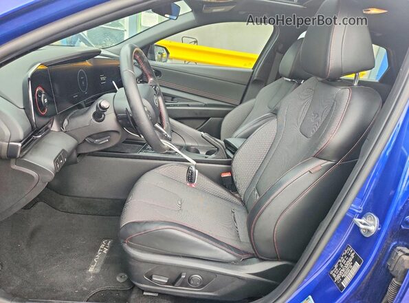 KMHLR4AF6PU410748 2023 HYUNDAI ELANTRA Blue Սալոնի դիմացի տեսք