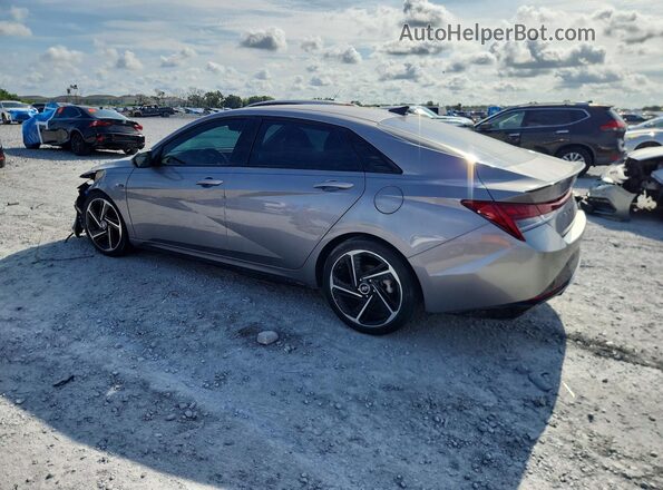 KMHLR4AF6PU543753 2023 HYUNDAI ELANTRA Gray 