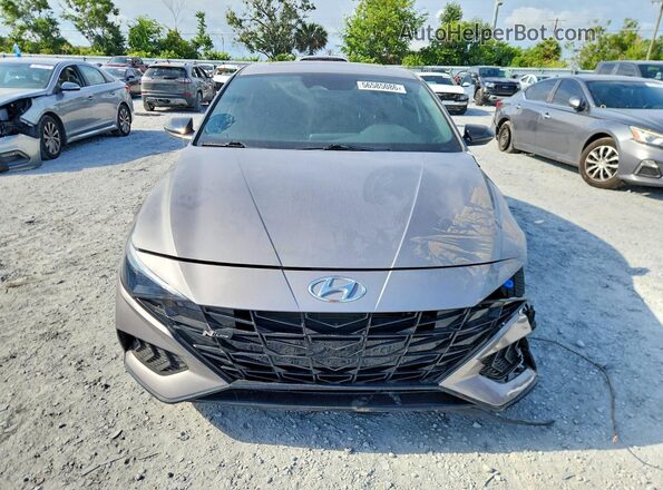 KMHLR4AF6PU543753 2023 HYUNDAI ELANTRA Gray 