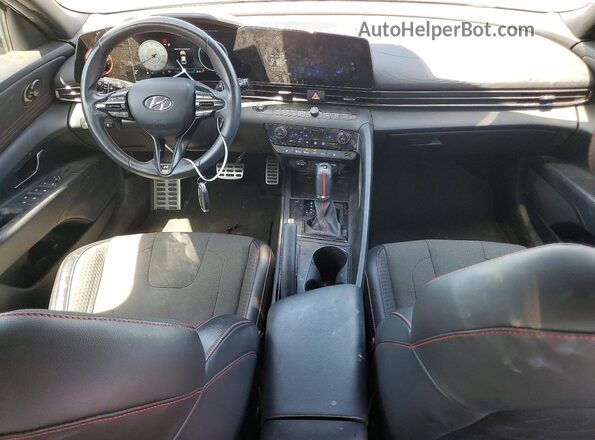KMHLR4AF7PU383091 2023 HYUNDAI ELANTRA Серый Вид панели приборов