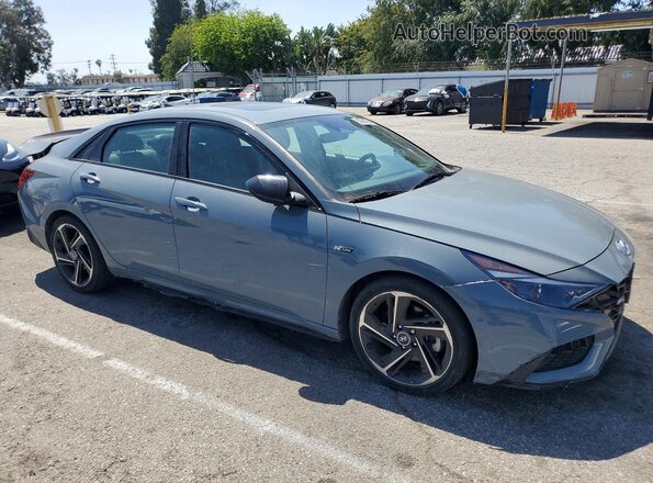 KMHLR4AF7PU383091 2023 HYUNDAI ELANTRA Серый Передняя правая четверть