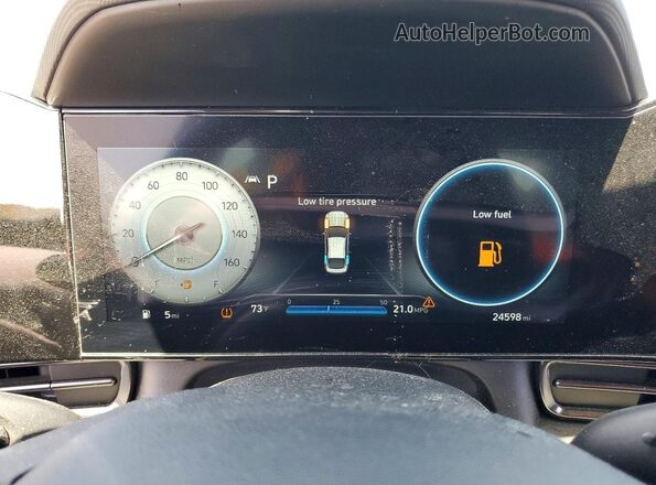 KMHLR4AF7PU383091 2023 HYUNDAI ELANTRA Серый Вид щитка приборов