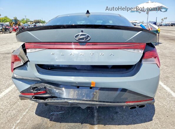 KMHLR4AF7PU383091 2023 HYUNDAI ELANTRA Серый Вид сзади