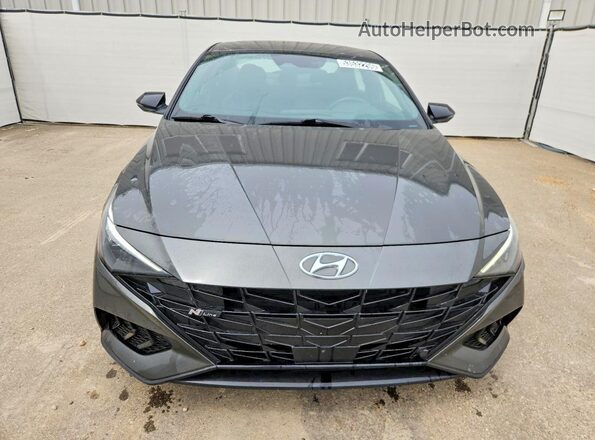 KMHLR4AF7PU535578 2023 HYUNDAI ELANTRA Gray წინა ხედი