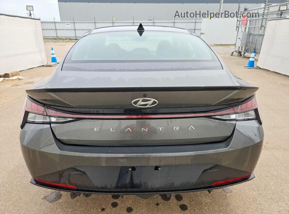 KMHLR4AF7PU535578 2023 HYUNDAI ELANTRA Gray უკანა ხედი