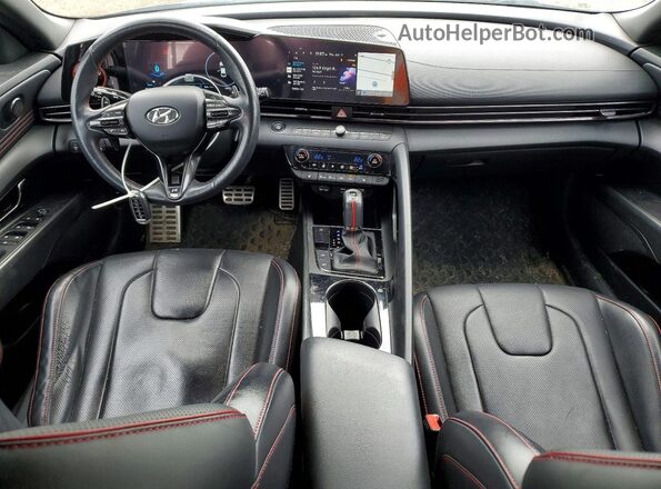 KMHLR4AF7PU535578 2023 HYUNDAI ELANTRA Gray წინა პანელის ხედი