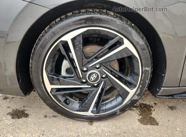 KMHLR4AF7PU535578 2023 HYUNDAI ELANTRA Gray სალონის 360-გრადუსიანი ხედი