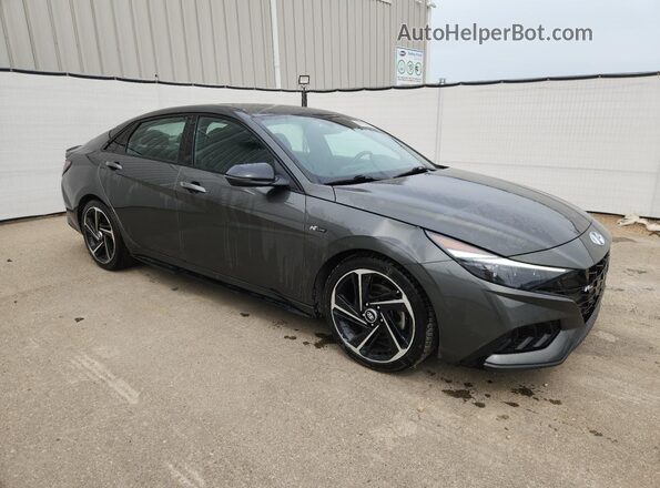 KMHLR4AF7PU535578 2023 HYUNDAI ELANTRA Gray 
