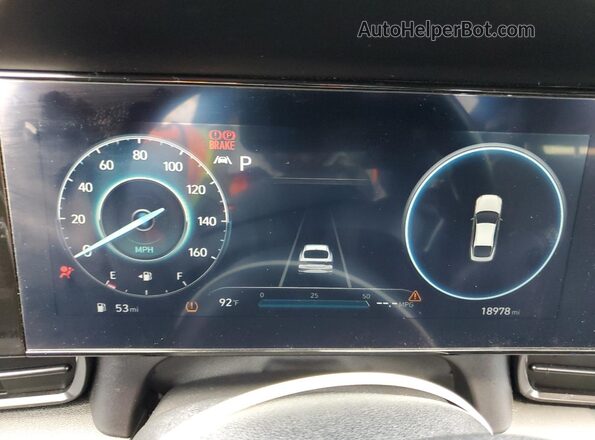 KMHLR4AF8PU471678 2023 HYUNDAI ELANTRA Черный Вид щитка приборов