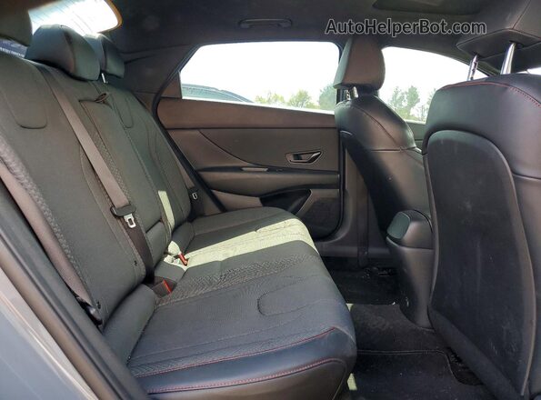 KMHLR4AF9NU243749 2022 HYUNDAI ELANTRA Серый Вид задних сидений
